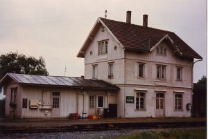 Die Gerabronner Bahnhofswirtschaft Anfang der 1980er Jahre