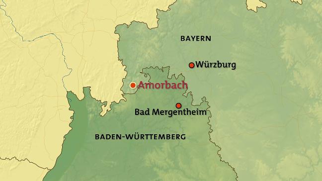 Karte Amorbach